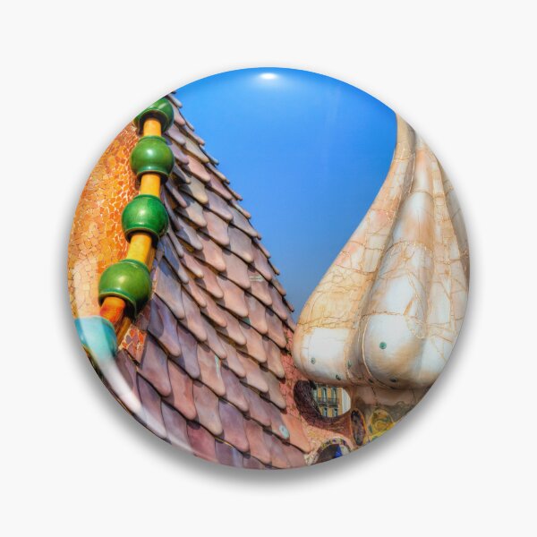 Item preview, The Dragon's Back on the roof of Casa Batllo Barcelona Spain designed and sold by Paul Thompson Photography.