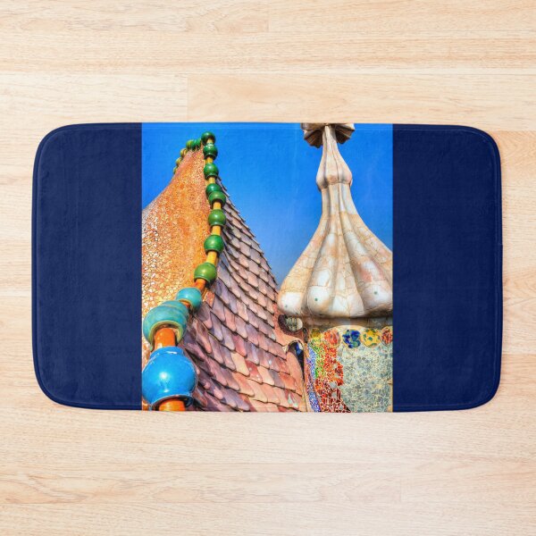 Item preview, The Dragon's Back on the roof of Casa Batllo Barcelona Spain designed and sold by Paul Thompson Photography.