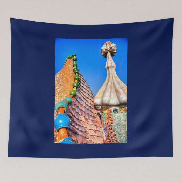 Item preview, The Dragon's Back on the roof of Casa Batllo Barcelona Spain designed and sold by Paul Thompson Photography.