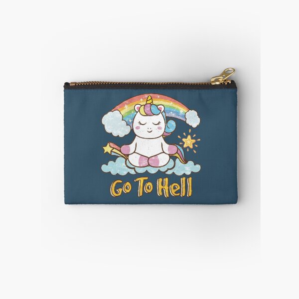 Item preview, Go To Hell Unicorn Rainbow designed and sold by Numero14.
