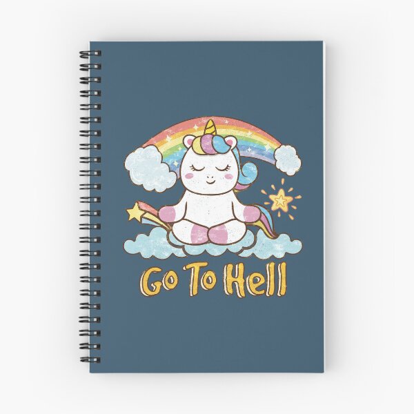 Item preview, Go To Hell Unicorn Rainbow designed and sold by Numero14.