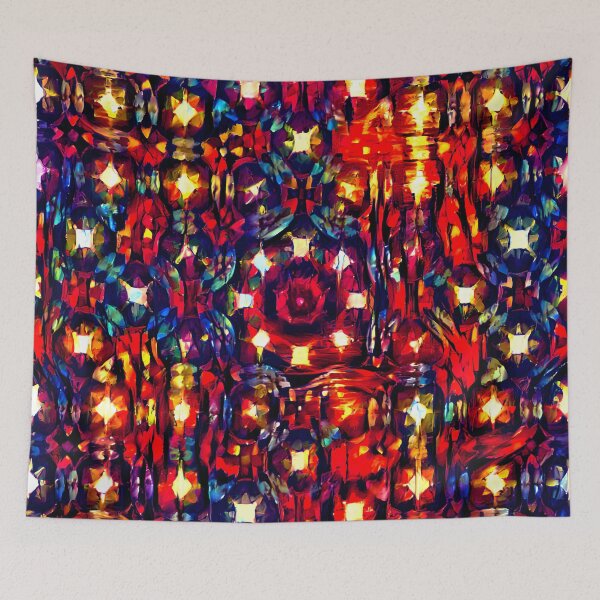 Item preview, Glass Oil Lamp Mandala designed and sold by DiscoGypsyFish.