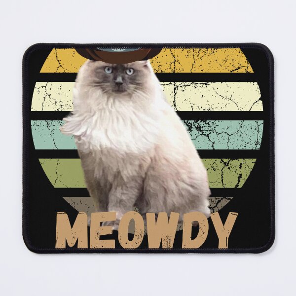 Item preview, Meowdy Purrtner Ragdoll cat with Stetson designed and sold by Cheffsspecials.