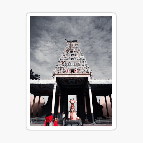 "Jaffna Temple Sri Lanka Temple " Sticker for Sale by BubbleCloudzy