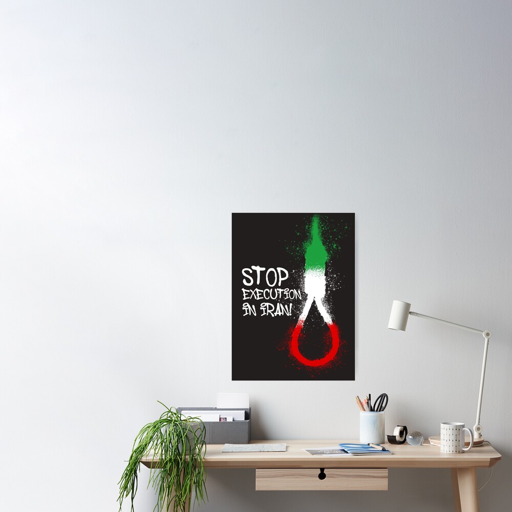 stop-execution-in-iran-iran-execution-free-iran-poster-for-sale-by