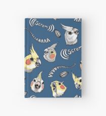 Cockatiel Screm Hardcover Journal