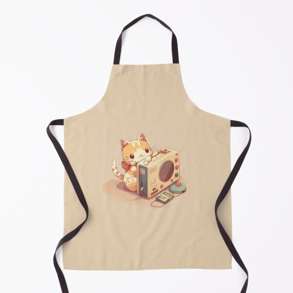 Item preview, Cute Retro Cat Gaming Japanese Style designed and sold by Evening Twilight.
