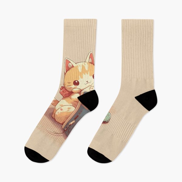 Item preview, Cute Retro Cat Gaming Japanese Style designed and sold by Evening Twilight.