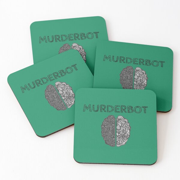 Item preview, Murderbot   designed and sold by CustomzTeeBar.