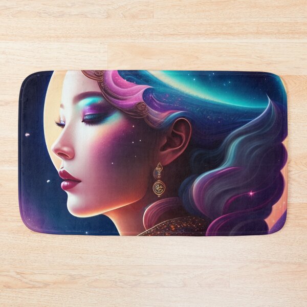 Item preview, fantasy Portrait of beautiful cosmic beauty with heavenly aura around designed and sold by vishalraifx.