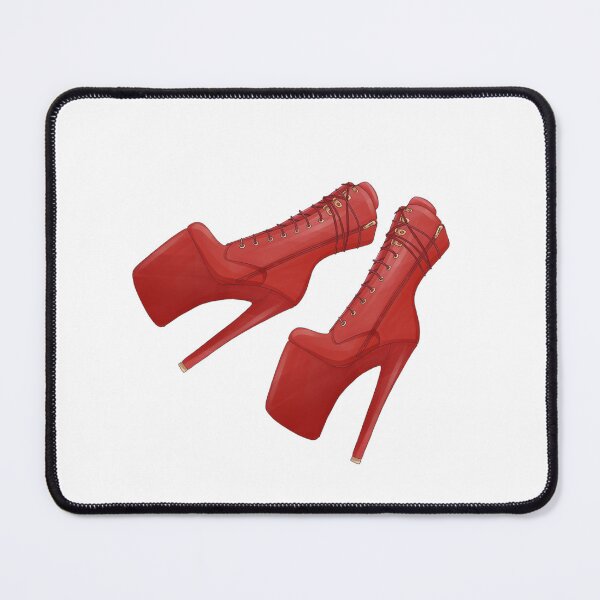 Item preview, Pole dance exotic high heels red boots  designed and sold by Milatoo.