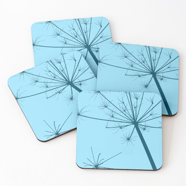 Aperçu de l'œuvre Minimalisme d'art numérique de fleurs sauvages bleues créée et vendue par eddiebarronshop.