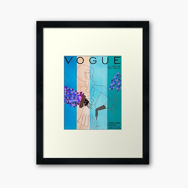 Vintage Vogue February - 1931 Framed Art Print