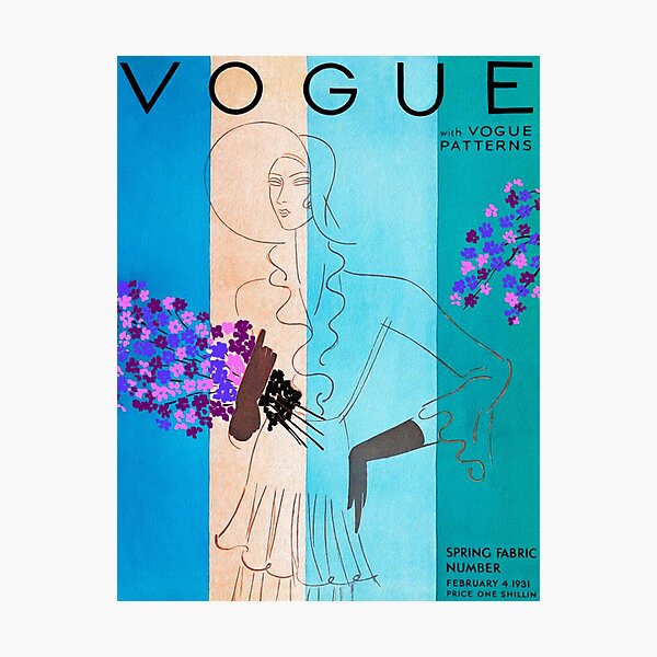 Vintage Vogue February - 1931 Photographic Print