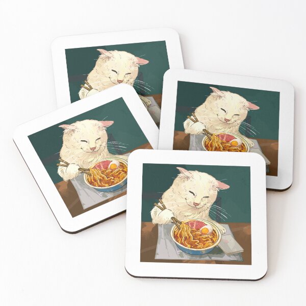 Item preview, Cat Eating Spaghetti designed and sold by ALAEEDDINEBHM.