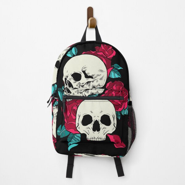 Item preview, Skull and Roses - Red Flowers designed and sold by Paypaya.