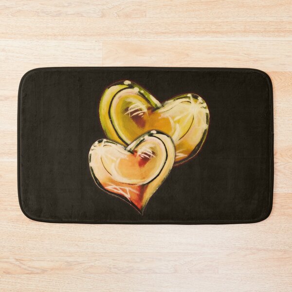 Item preview, Two golden hearts, painted by me with a lot of love on a canvas. designed and sold by Anke Franikowski.
