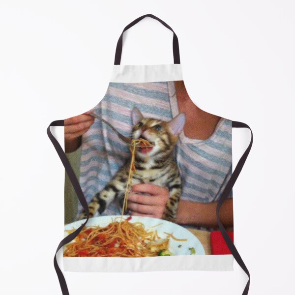 Item preview, Cat Eating Spaghetti designed and sold by ALAEEDDINEBHM.