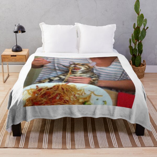 Item preview, Cat Eating Spaghetti designed and sold by ALAEEDDINEBHM.
