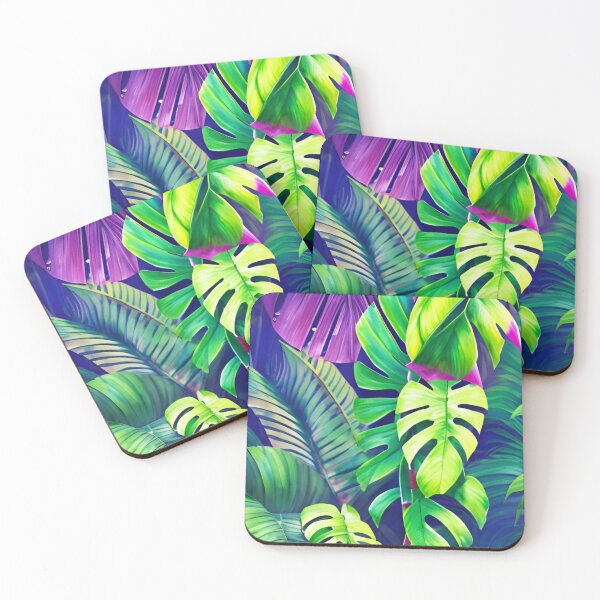 Item preview, Colorful Monstera Tropical Leaves designed and sold by Ascooepics.