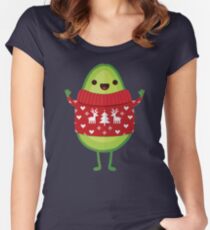 Avo Merry Christmas! Women's Fitted Scoop T-Shirt