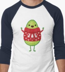Avo Merry Christmas! Men's Baseball ¾ T-Shirt