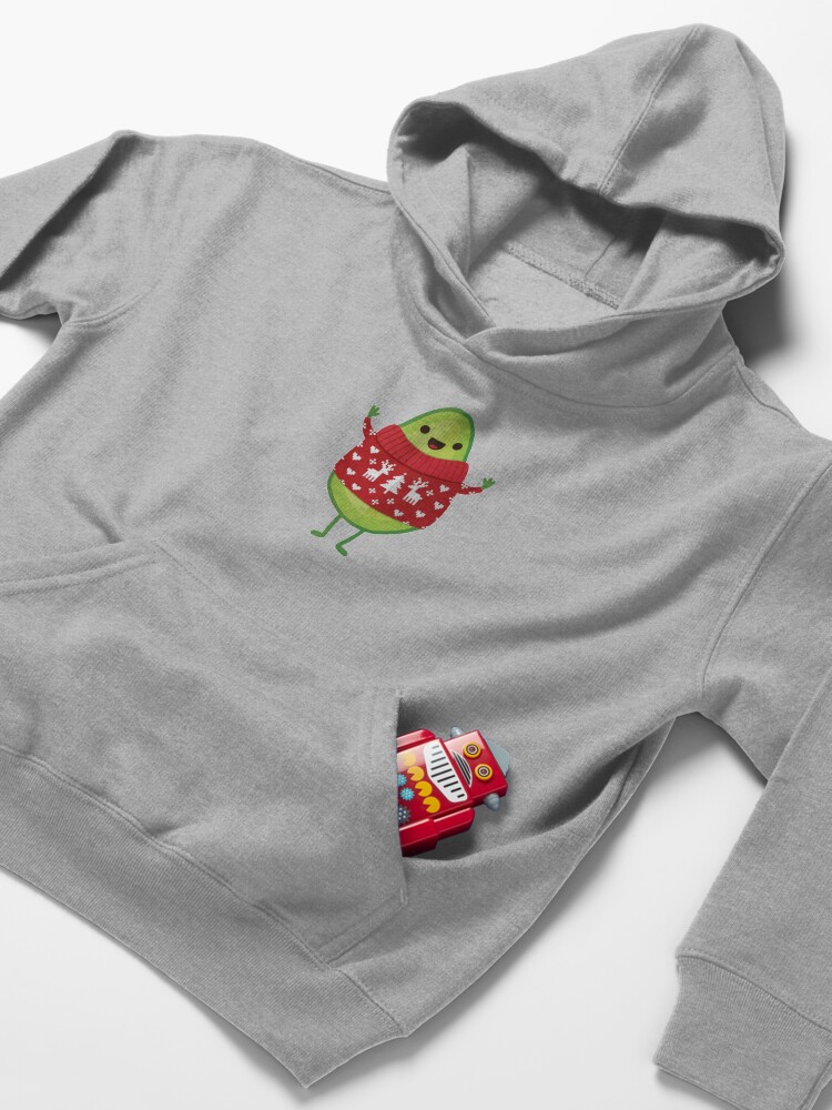 Alternate view of Avo Merry Christmas! Kids Pullover Hoodie