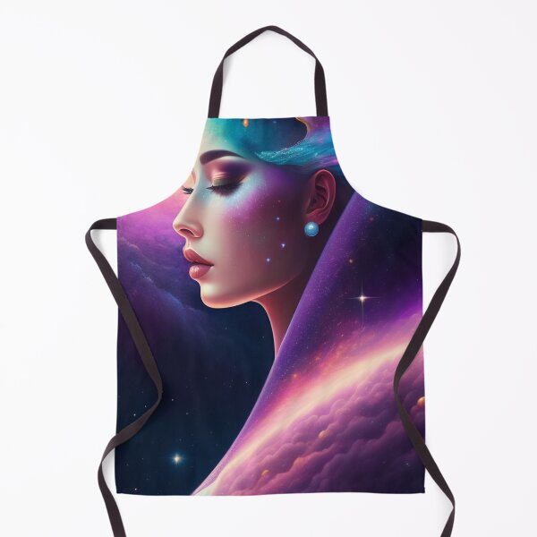 Item preview, fantasy Portrait of beautiful cosmic beauty with heavenly aura around 5 designed and sold by vishalraifx.