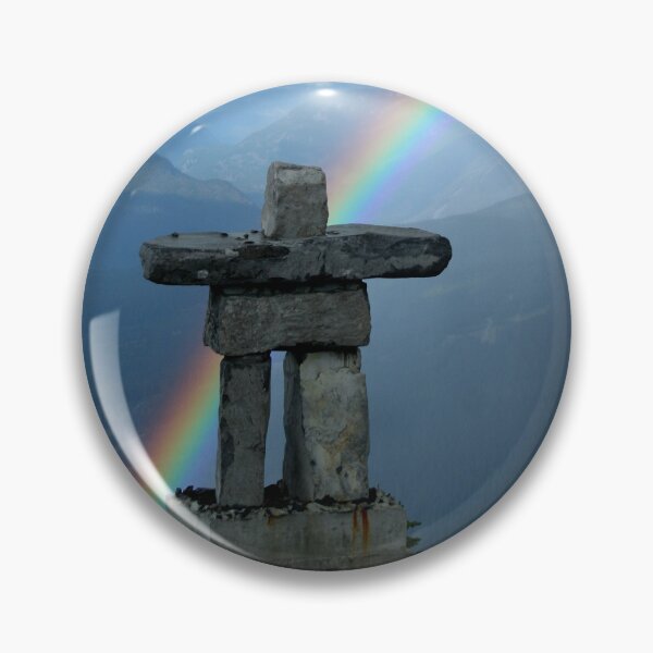 Item preview, Inukshuk with rainbow - Whistler, Canada designed and sold by edojan-nl.