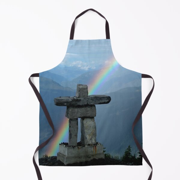 Item preview, Inukshuk with rainbow - Whistler, Canada designed and sold by edojan-nl.