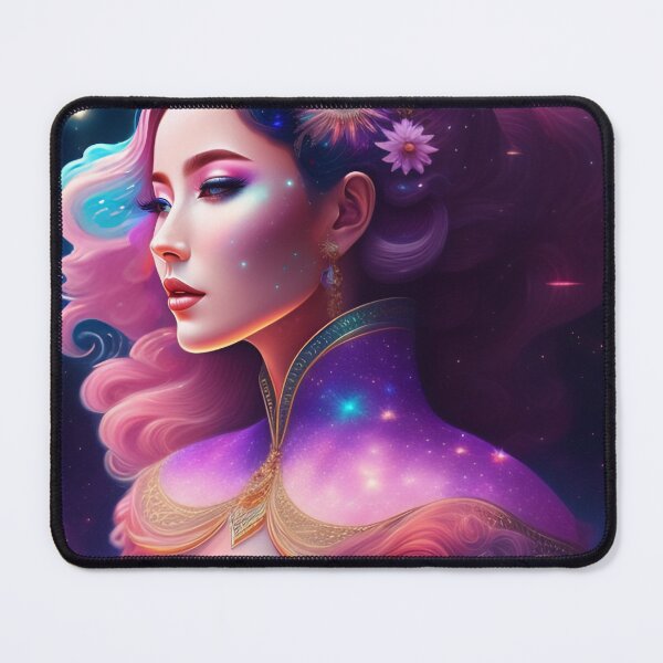 Item preview, fantasy Portrait of beautiful cosmic beauty with heavenly aura around 6 designed and sold by vishalraifx.