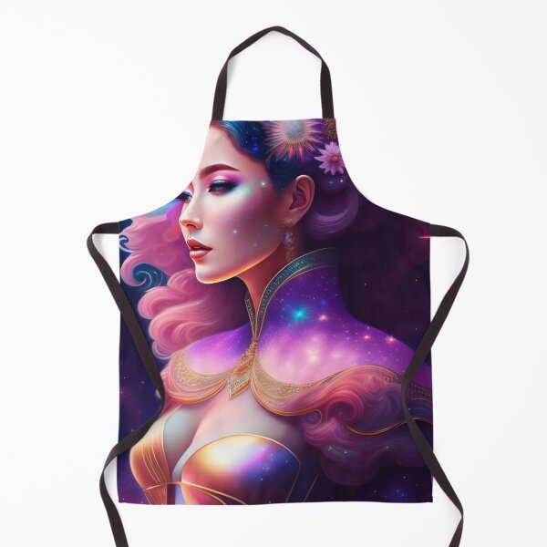 Item preview, fantasy Portrait of beautiful cosmic beauty with heavenly aura around 6 designed and sold by vishalraifx.