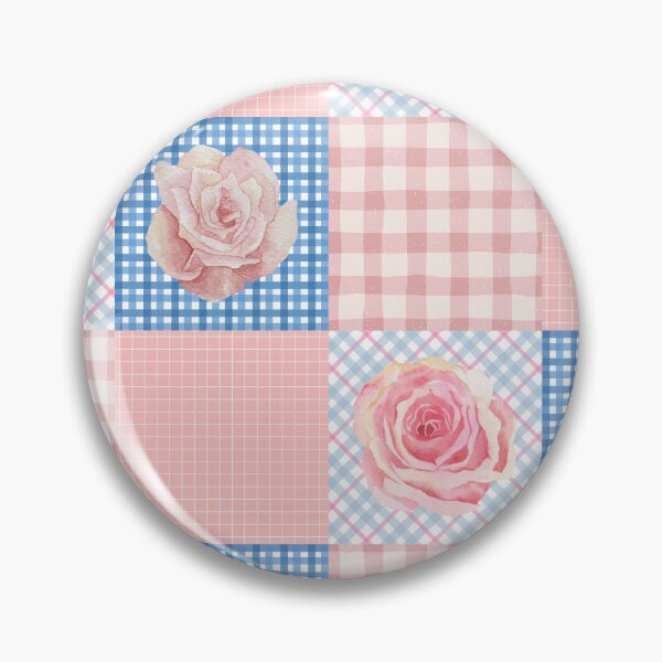 Item preview, Gingham and roses designed and sold by Aya-salah123.