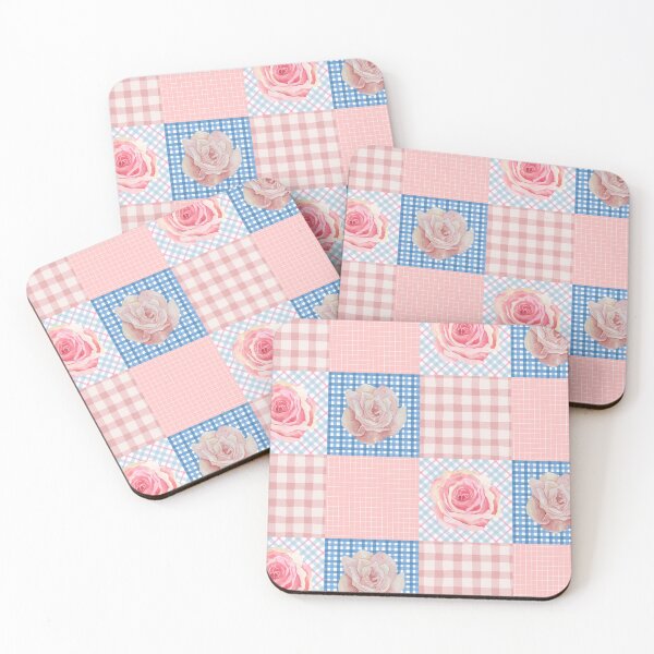 Item preview, Gingham and roses designed and sold by Aya-salah123.