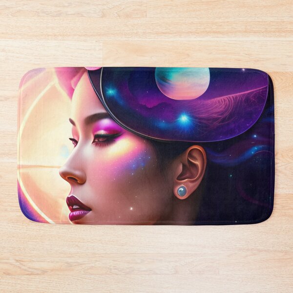 Item preview, fantasy Portrait of beautiful cosmic beauty with heavenly aura around 7 designed and sold by vishalraifx.