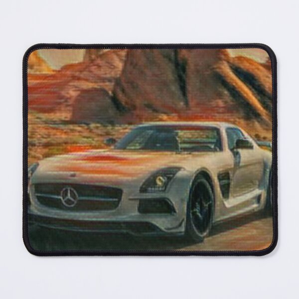 Aperçu de l'œuvre Mercedes SLS série noire créée et vendue par OrangeCars.