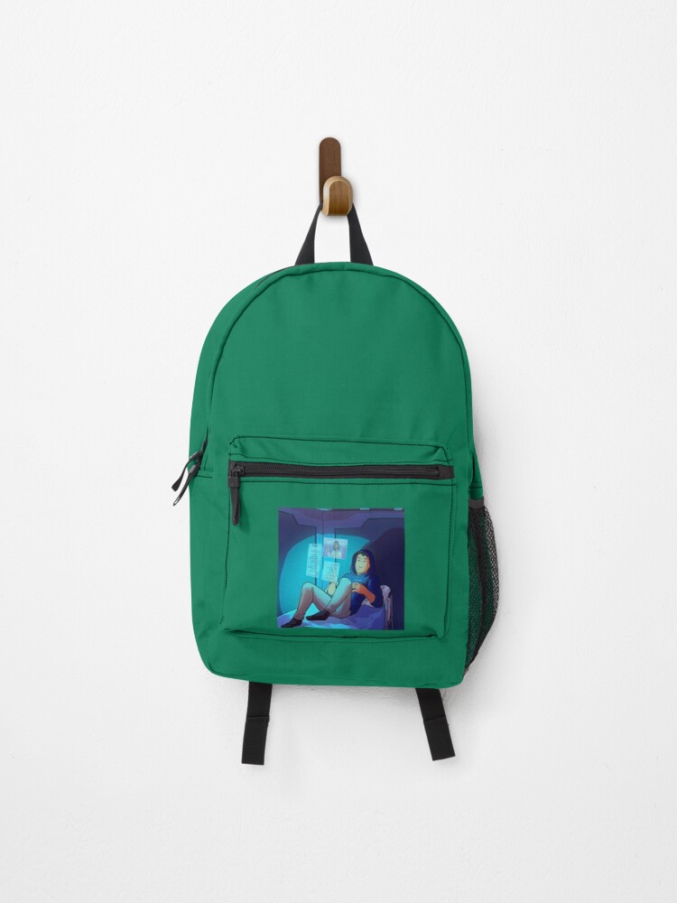 Thumbnail 1 of 3, Backpack, murderbot designed and sold by CustomzTeeBar.