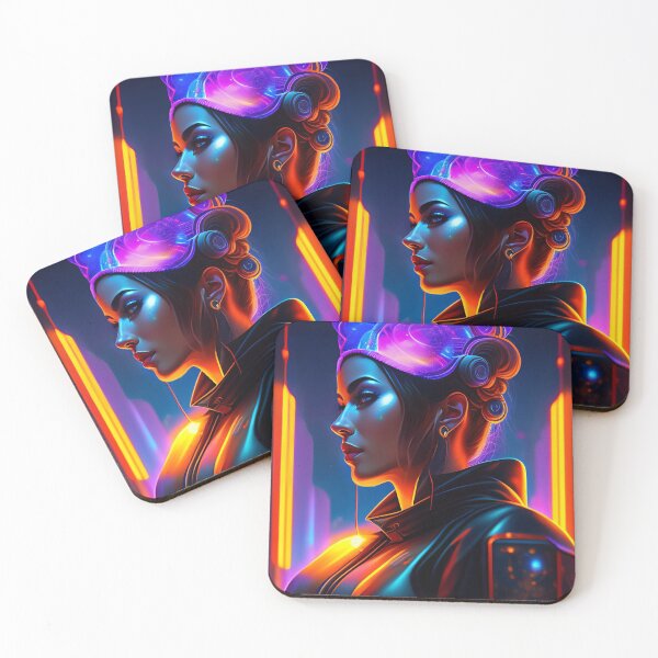 Item preview, Fantasy Portrait of beautiful cosmic sci fi beauty, Futuristic portrait  designed and sold by vishalraifx.