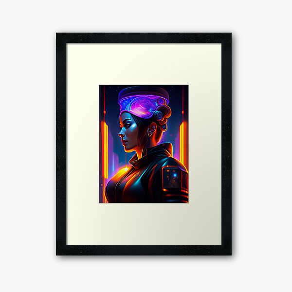 Item preview, Fantasy Portrait of beautiful cosmic sci fi beauty, Futuristic portrait  designed and sold by vishalraifx.