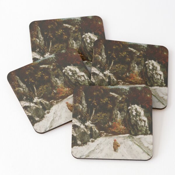Item preview, Winter scenery - Winter in the Jura by Gustave Courbet designed and sold by AR-shop.