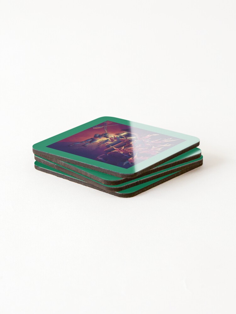 Thumbnail 4 of 5, Coasters (Set of 4), Network Effect Rescue Scene    designed and sold by CustomzTeeBar.