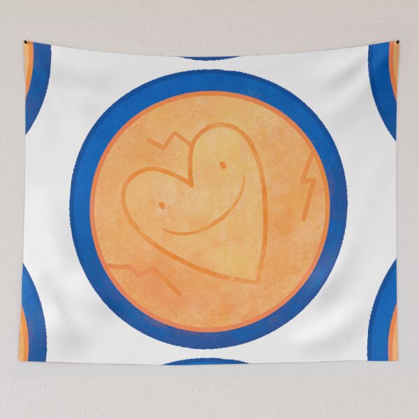 Item preview, Сircle Heart Emoji Sticker designed and sold by Frogus.