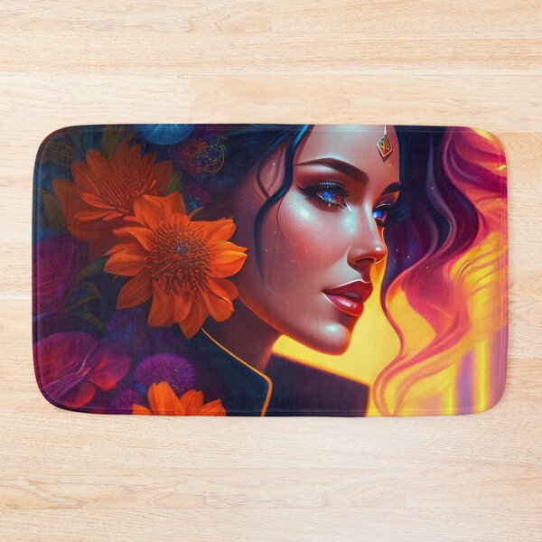Item preview, Fantasy Portrait of beautiful cosmic sci fi beauty, Futuristic portrait 3 designed and sold by vishalraifx.