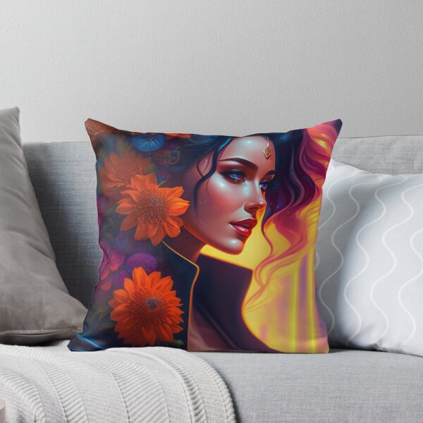 Item preview, Fantasy Portrait of beautiful cosmic sci fi beauty, Futuristic portrait 3 designed and sold by vishalraifx.