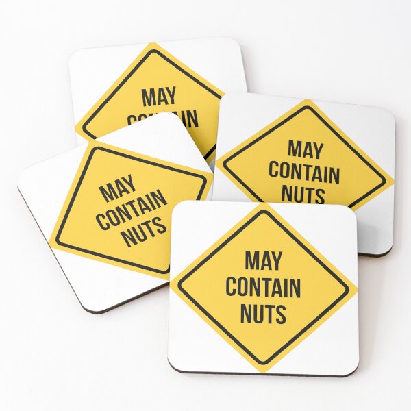 Item preview, May Contain Nuts designed and sold by NERDDZ.