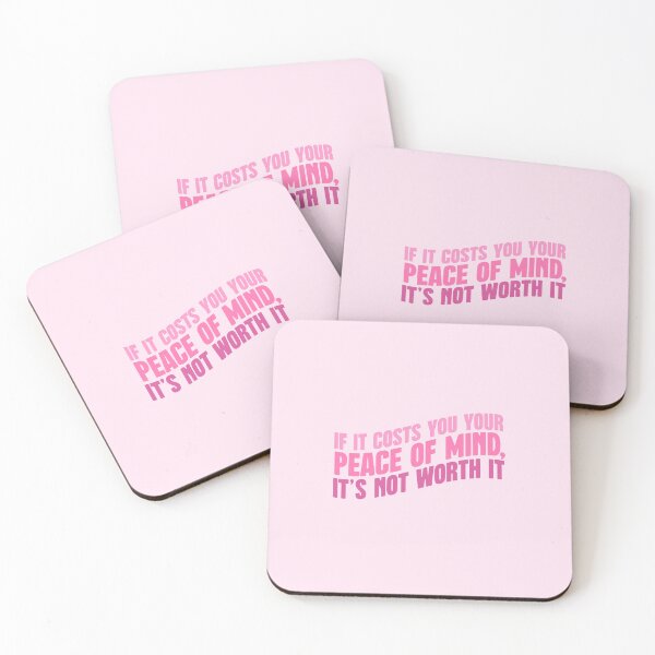 Item preview, If It Costs You Your Peace of Mind, It's Not Worth It Mental Health designed and sold by dailycake.