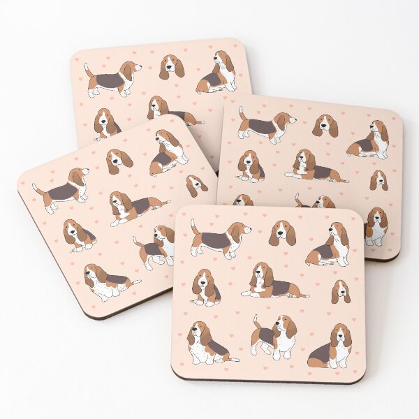 Item preview, basset hound illustration pack  designed and sold by Yarafantasyart.