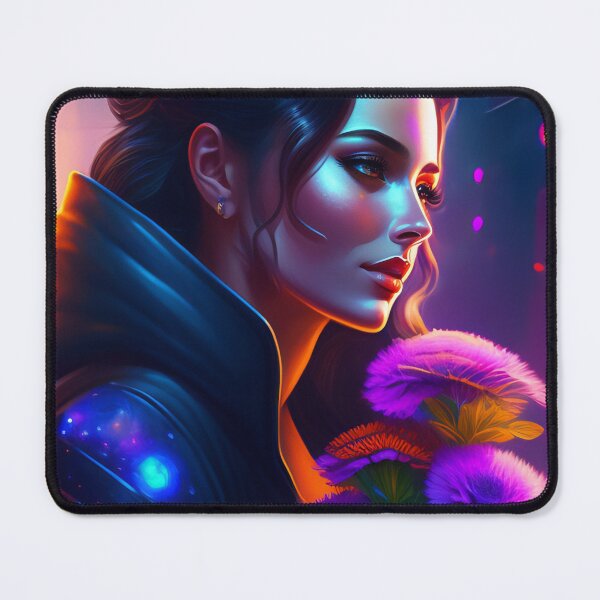 Item preview, Fantasy Portrait of beautiful cosmic sci fi beauty, Futuristic portrait 4 designed and sold by vishalraifx.