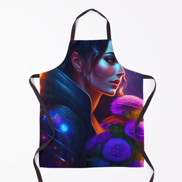 Item preview, Fantasy Portrait of beautiful cosmic sci fi beauty, Futuristic portrait 4 designed and sold by vishalraifx.