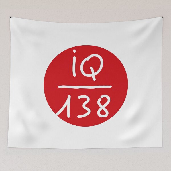 Item preview, IQ 138 - for Sarah - red dot designed and sold by Hell-Prints.